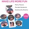 4th of July Veteran Support Patriotic Paper Stickers 1 1/2" 100 Ct.